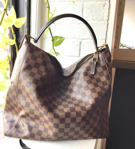 Louis Vuitton Coated Canvas Portobello PM Danier Purse