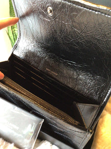YSL Large Black Niki Wallet