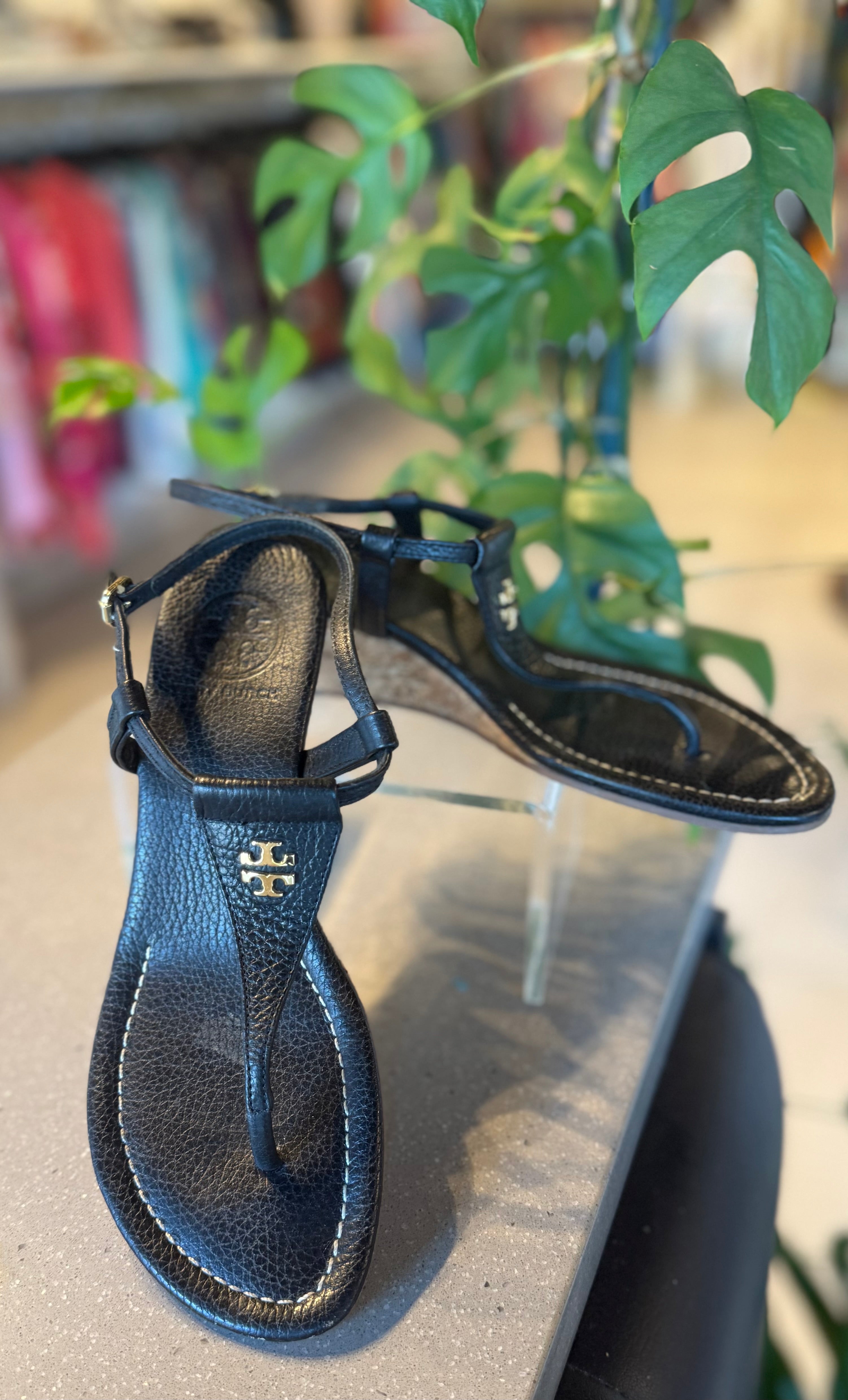 Tory Burch Black Sandals