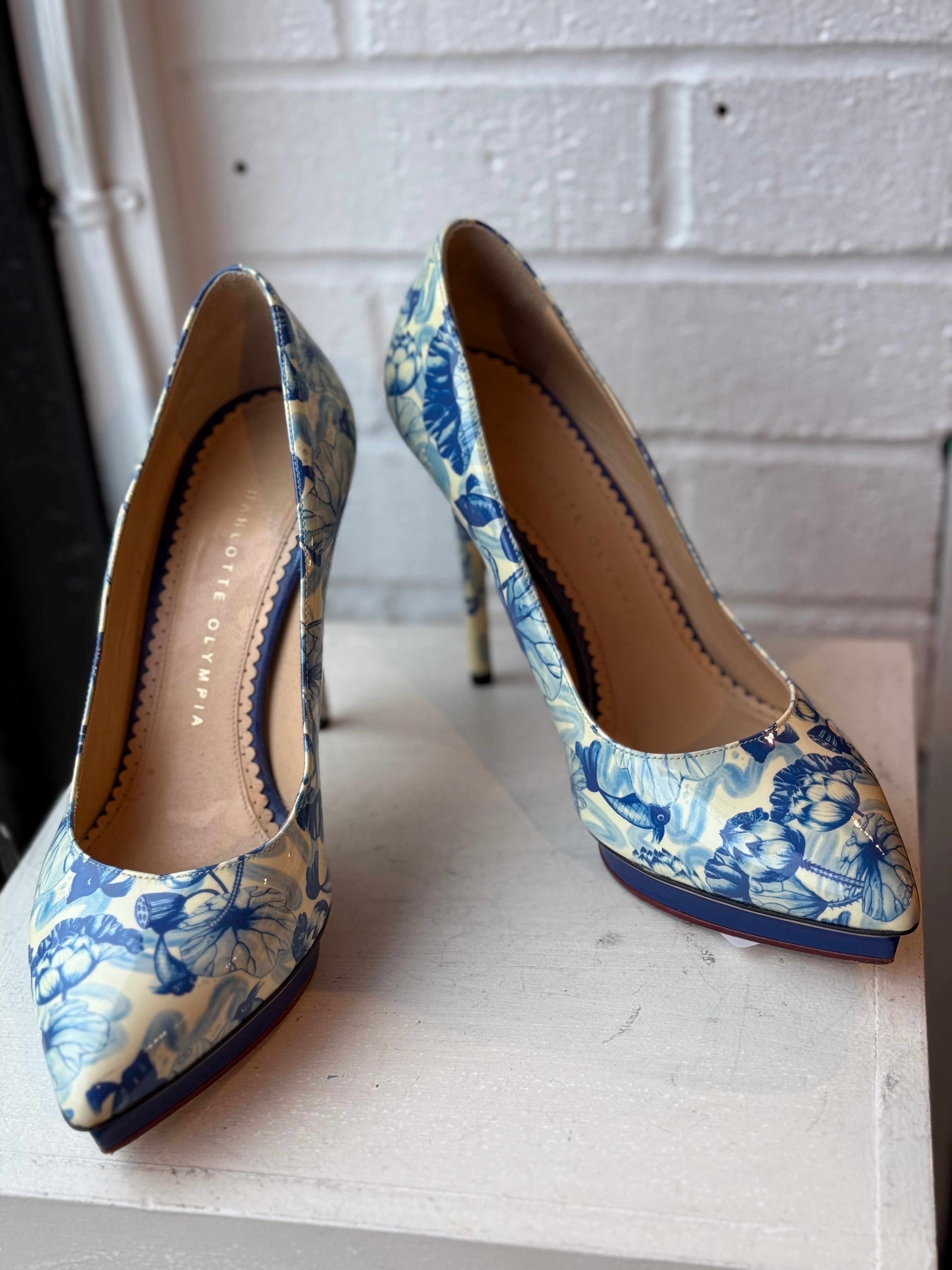 Charlotte Olympia Floral Print Pumps