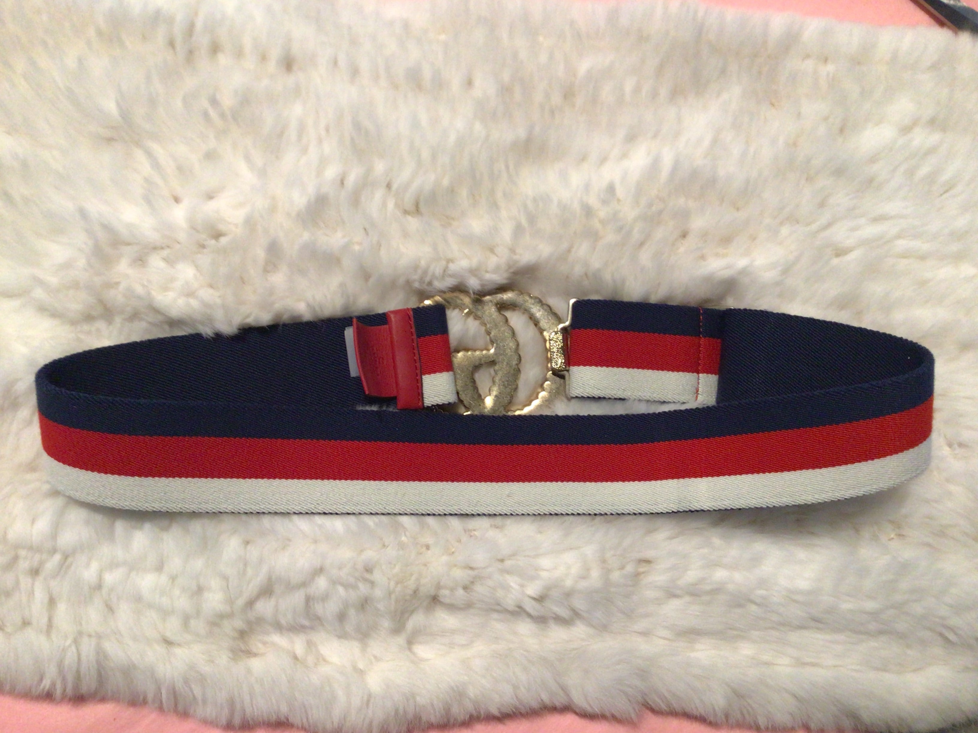 Gucci Canvas Torchon Double G Belt