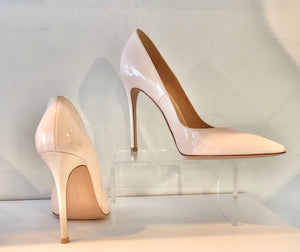 Gianvito Rossi Milano Nude Patent Pumps