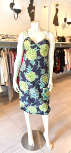 Laundry Blue & Green Floral Dress