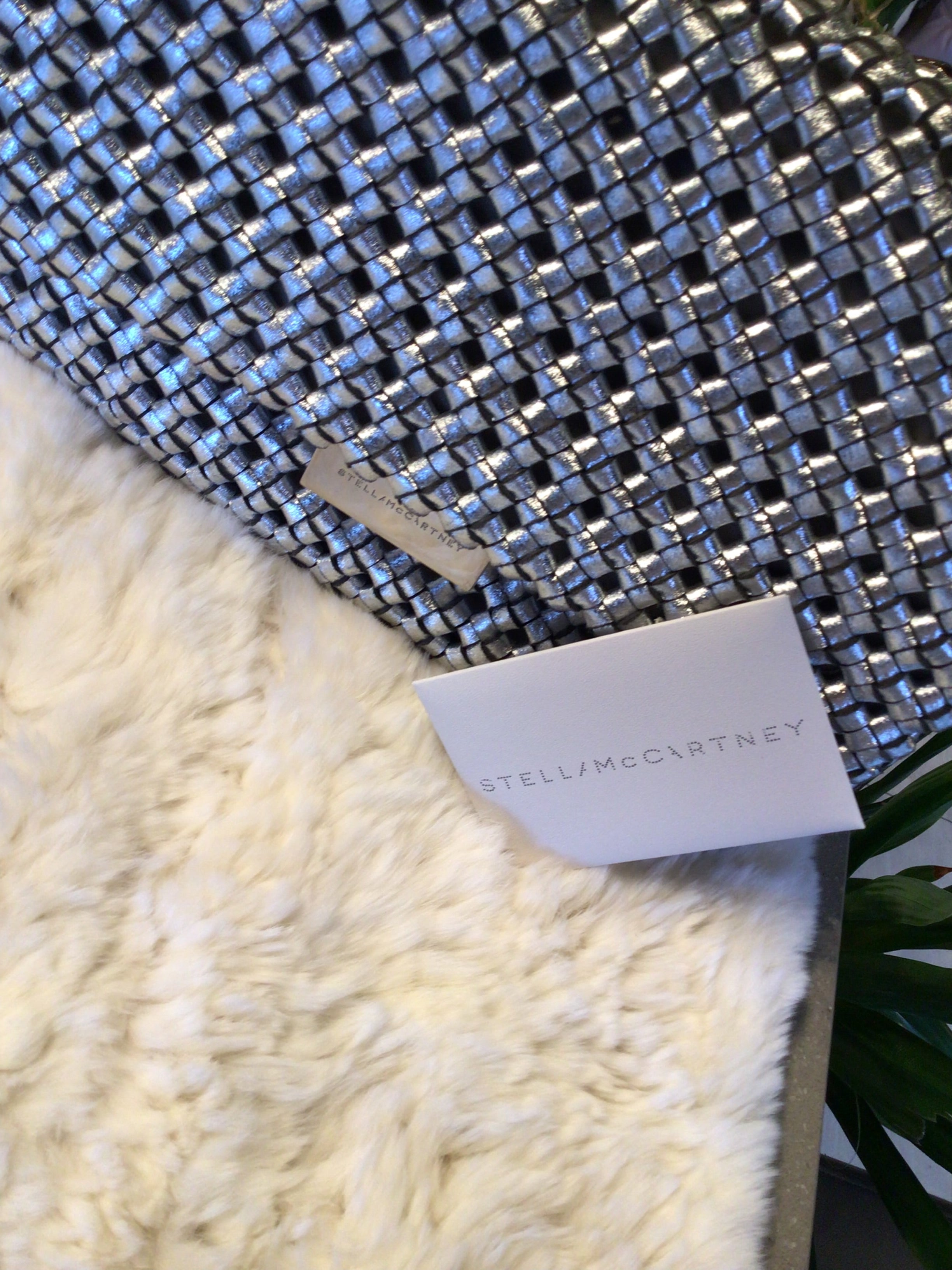 Stella Silver Leather Handbag