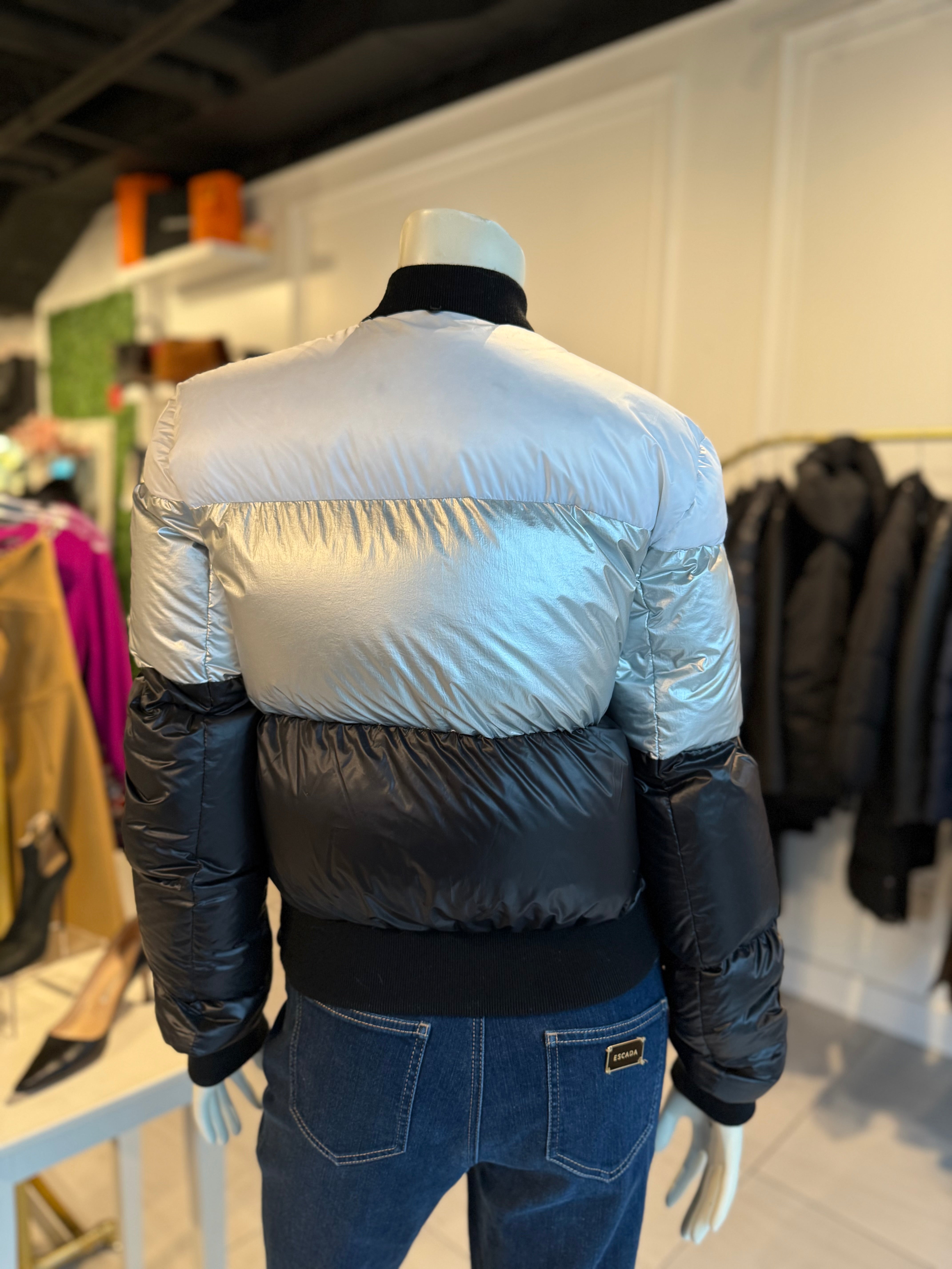 Rudsak Black & Silver Puffer Jacket