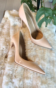 Gianvito Rossi Milano Nude Patent Pumps