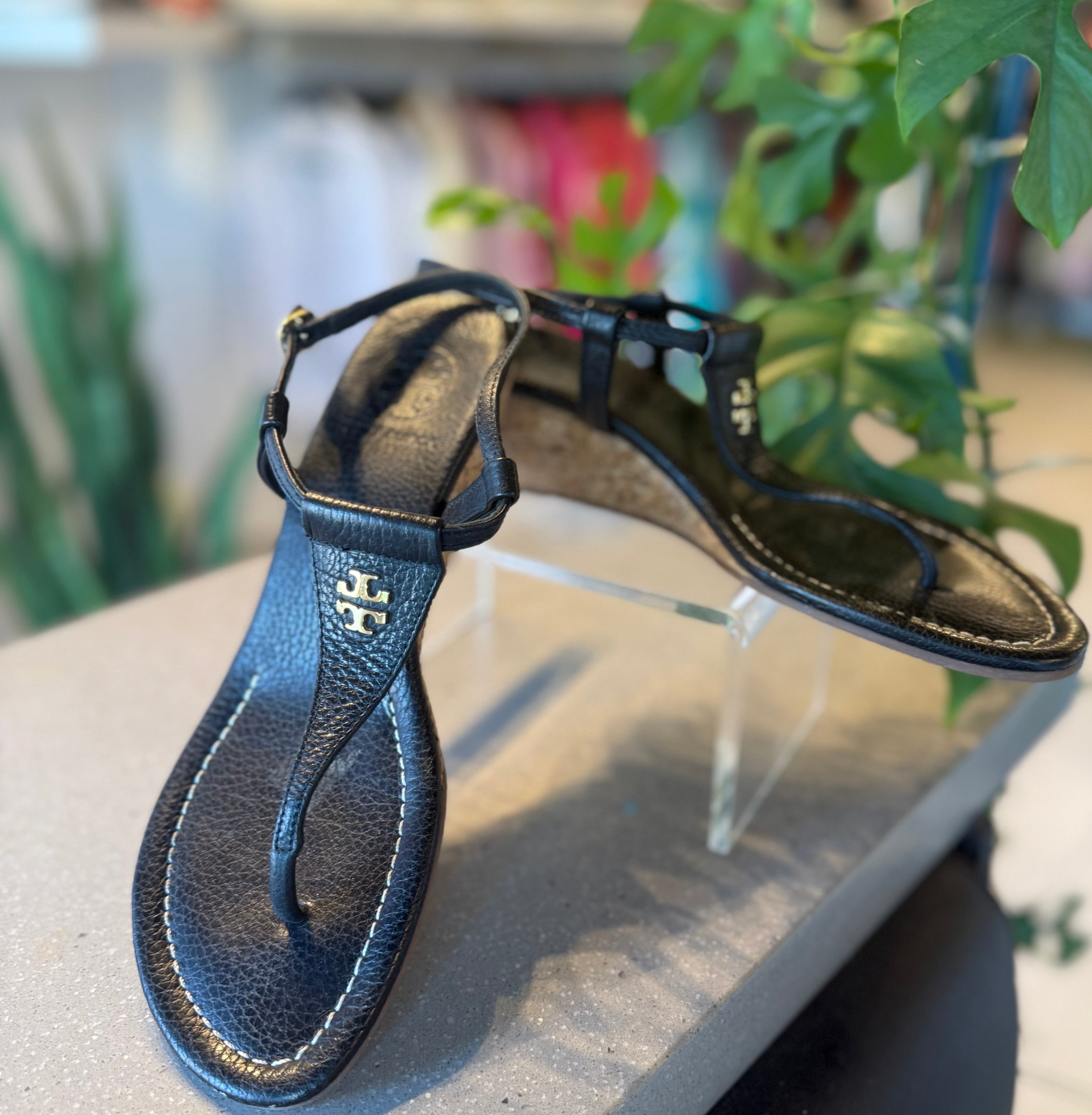 Tory Burch Black Sandals