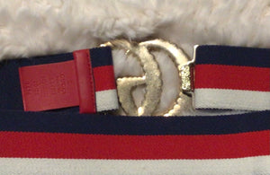 Gucci Canvas Torchon Double G Belt