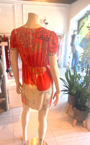 Rebecca Taylor Orange Dress