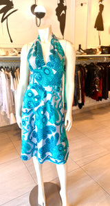 Laundry Blue Halter Style Dress