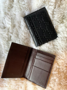 Gucci Black Leather Cardholder