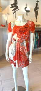 Rebecca Taylor Orange Dress