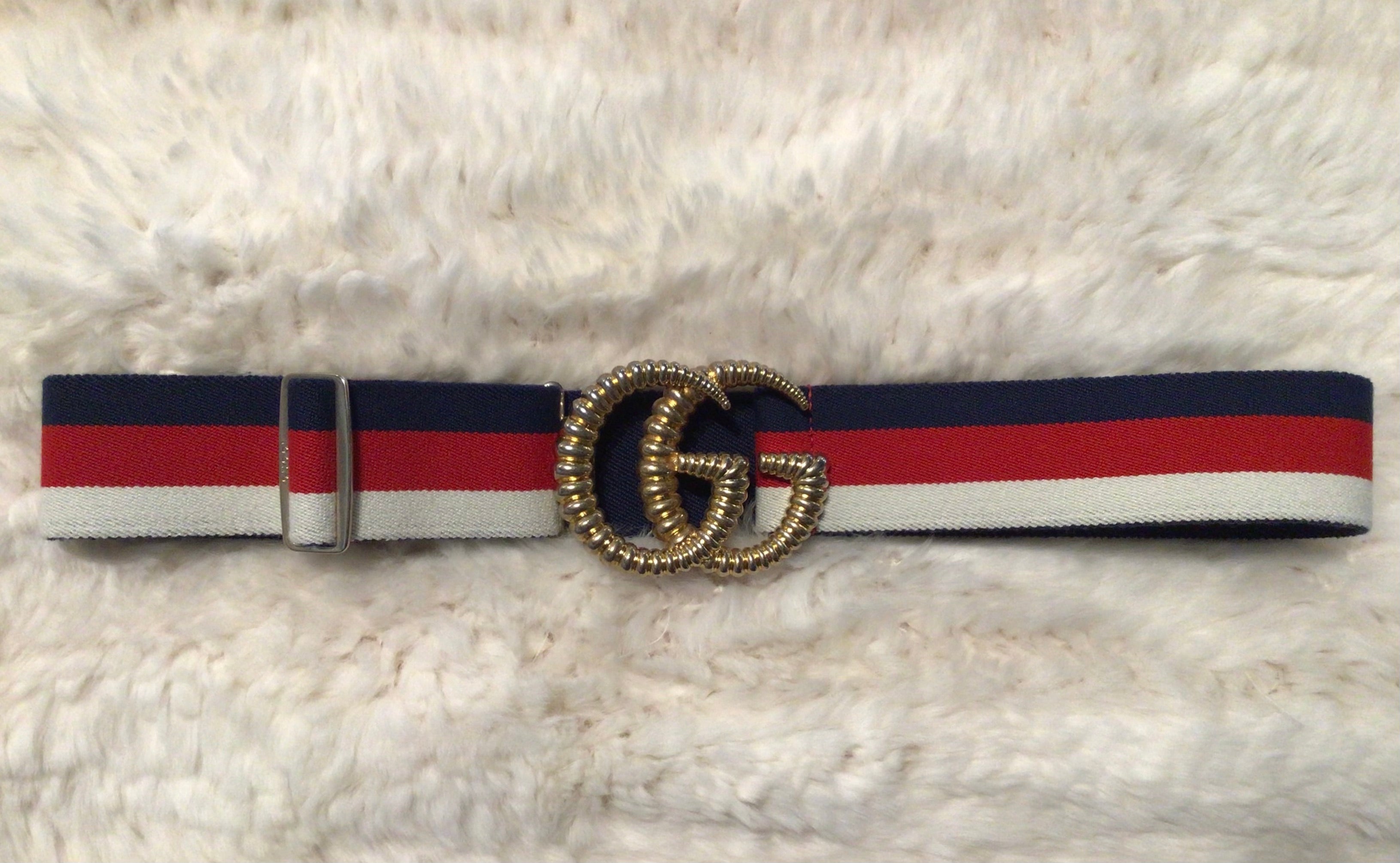 Gucci Canvas Torchon Double G Belt