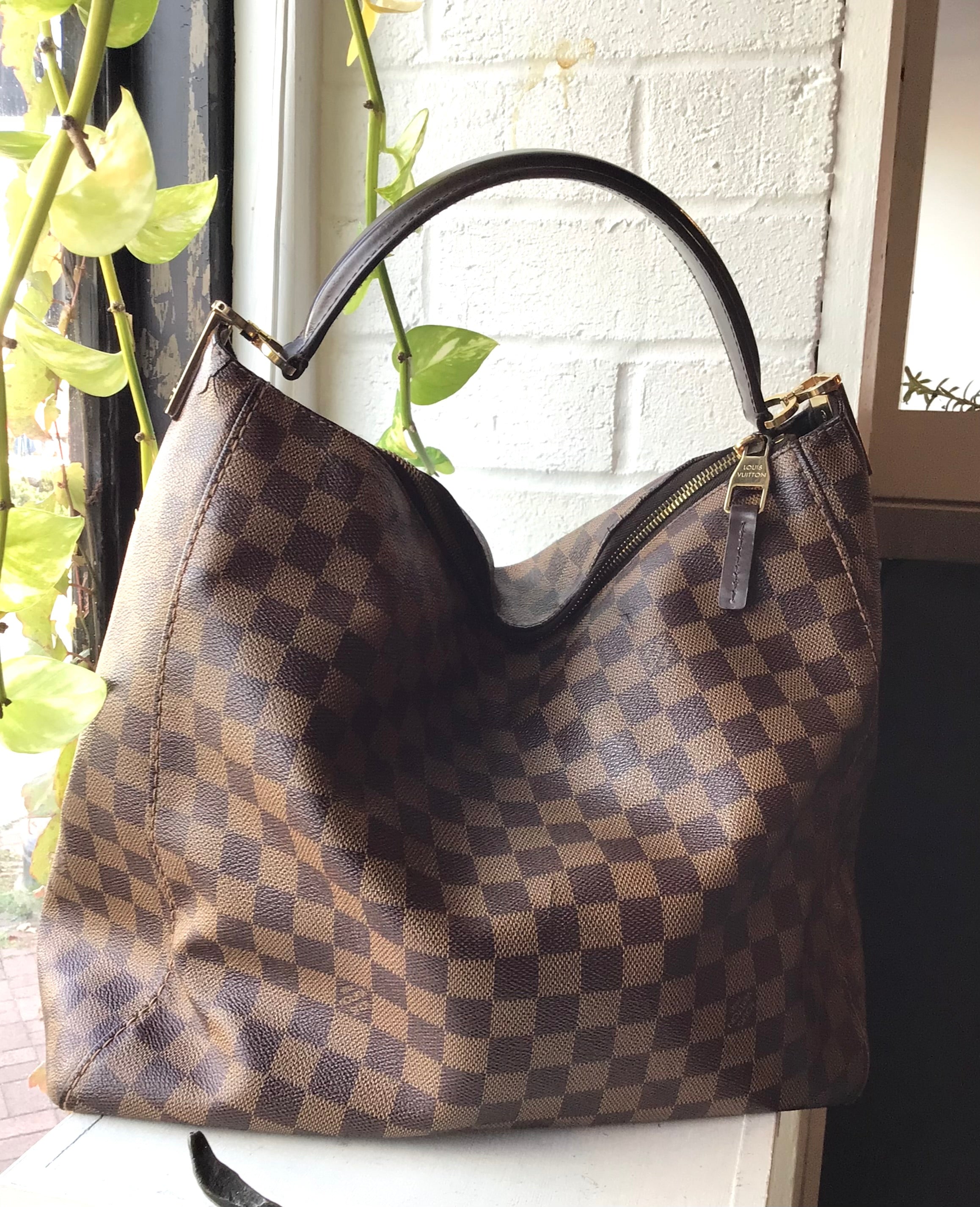 Louis Vuitton Coated Canvas Portobello PM Danier Purse