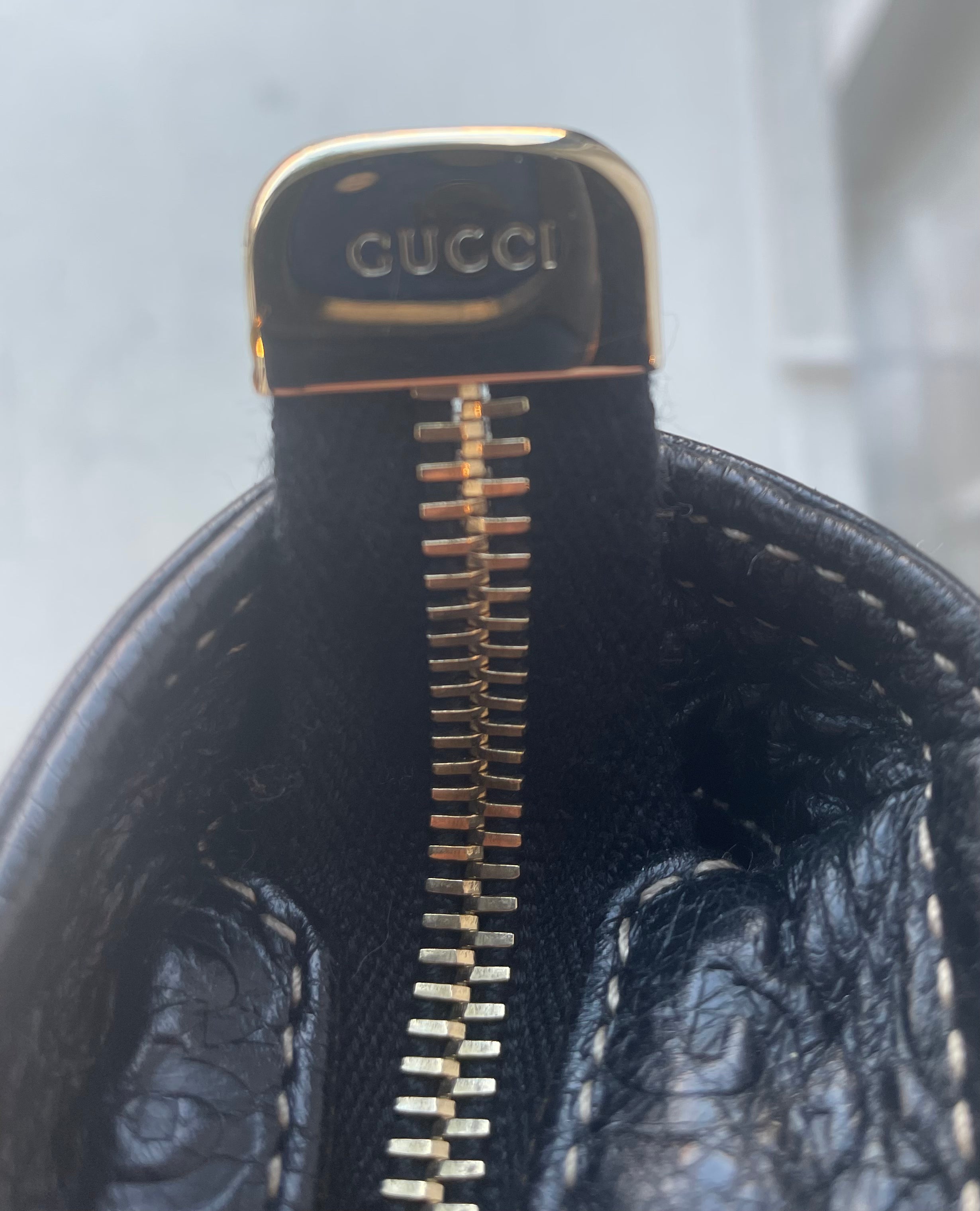 Gucci Black Leather Crossbody
