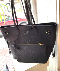 Louis Vuitton MM Empreinte Leather Tote with Pouch