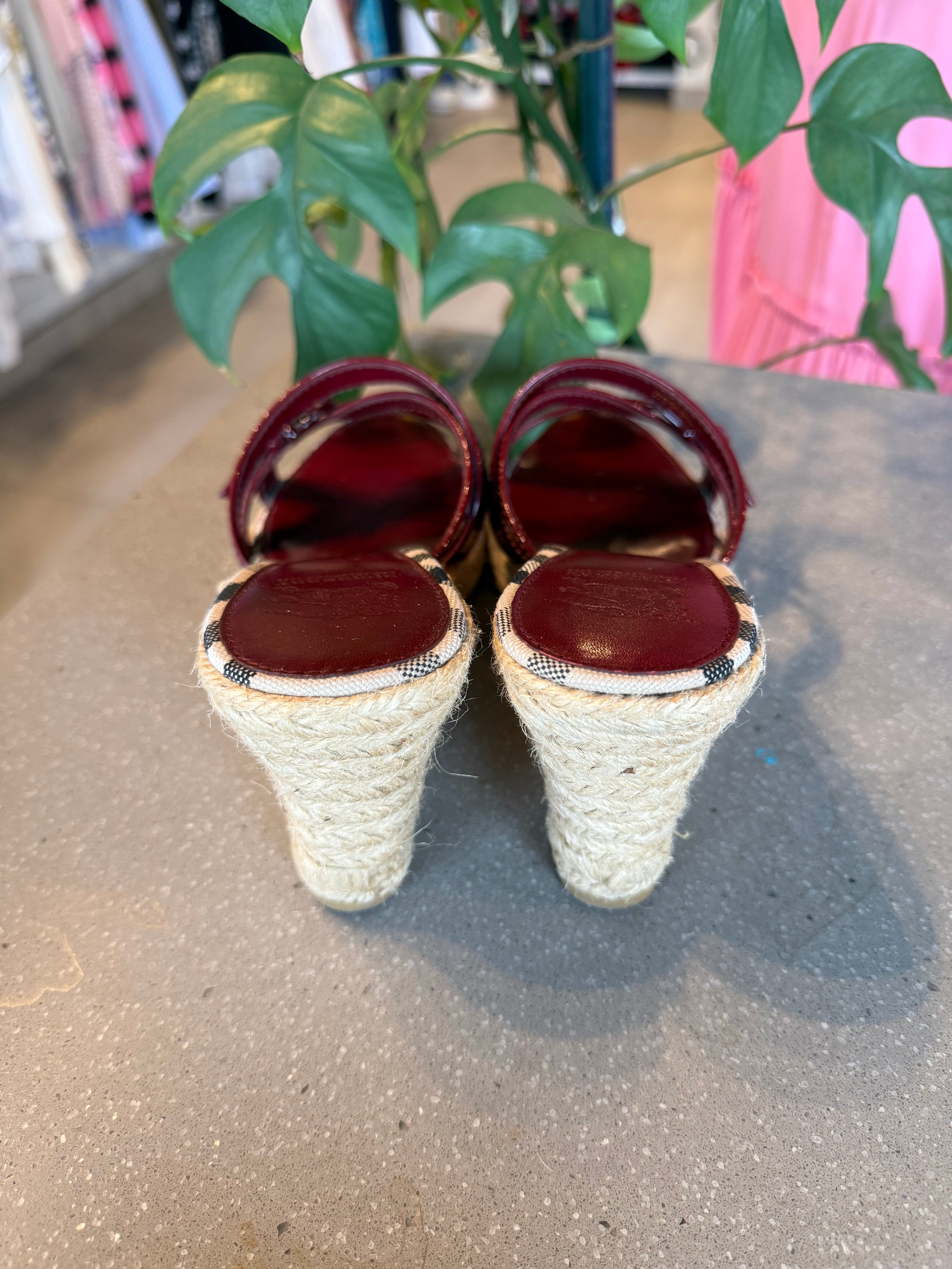 Burberry Ponyhair Wedges