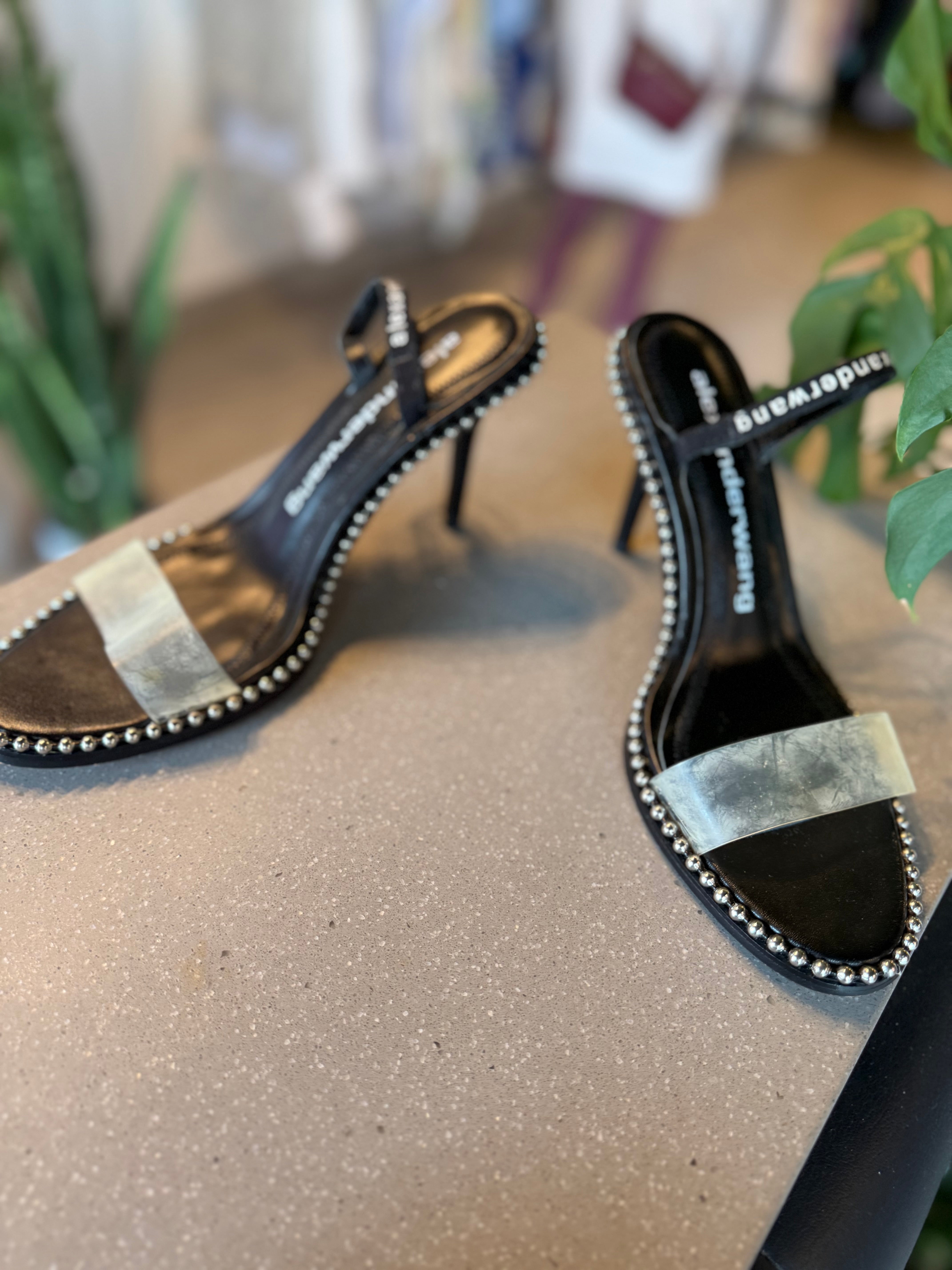 Alexander Wang Logo Heels