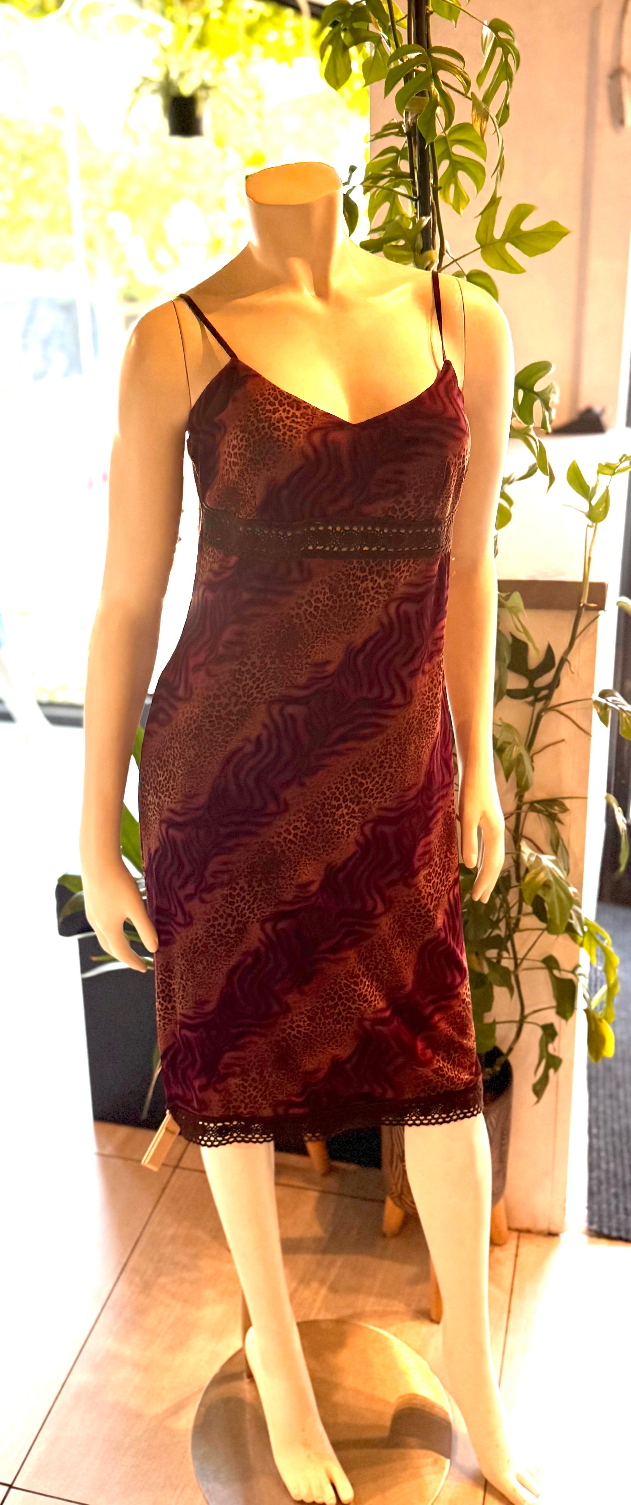 Zokai Animal Pattern Dress