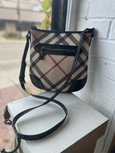 Burberry Coated Canvas Crossbody