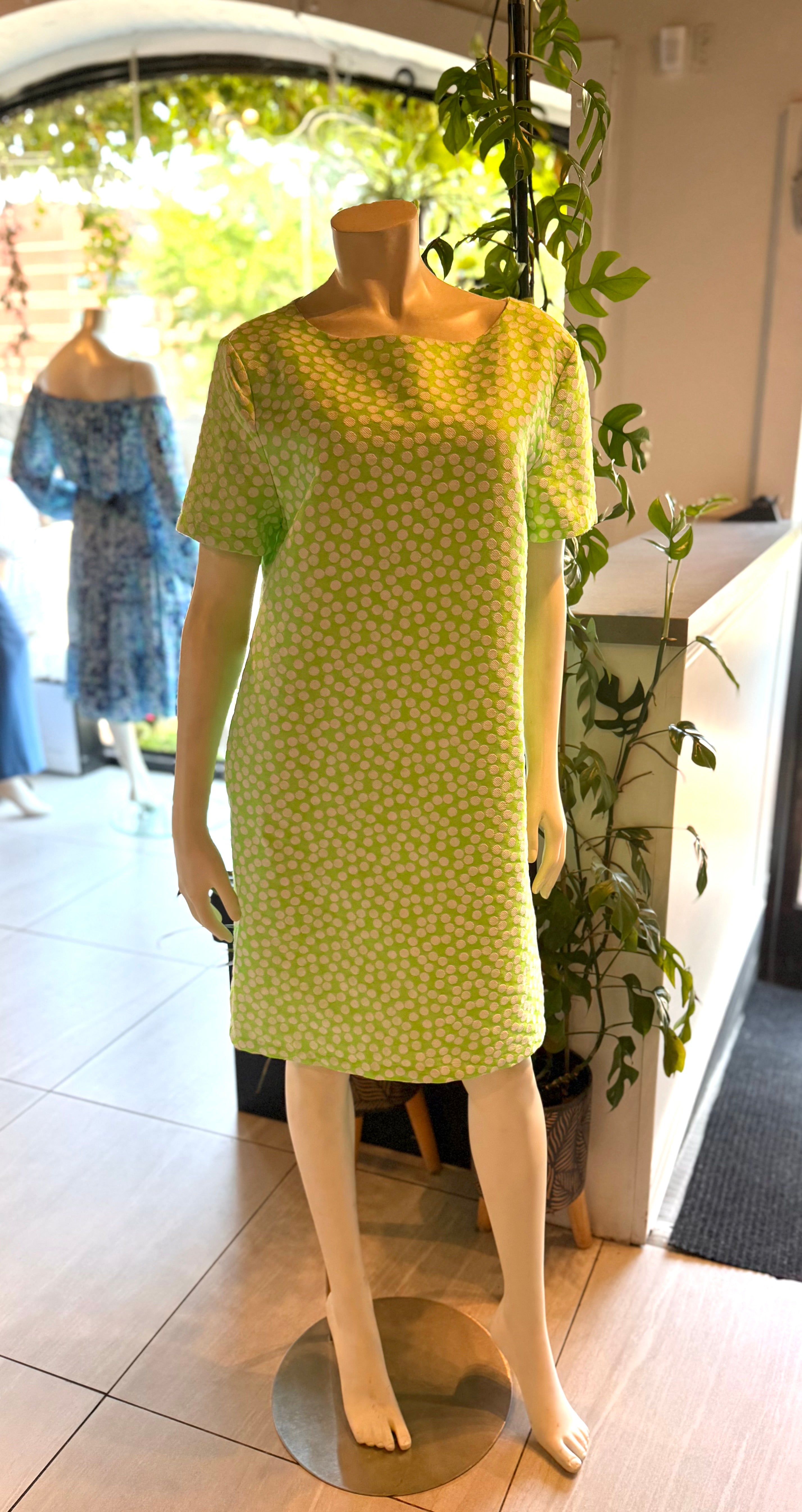 Gallo Green Polka Dot Dress (NWT)
