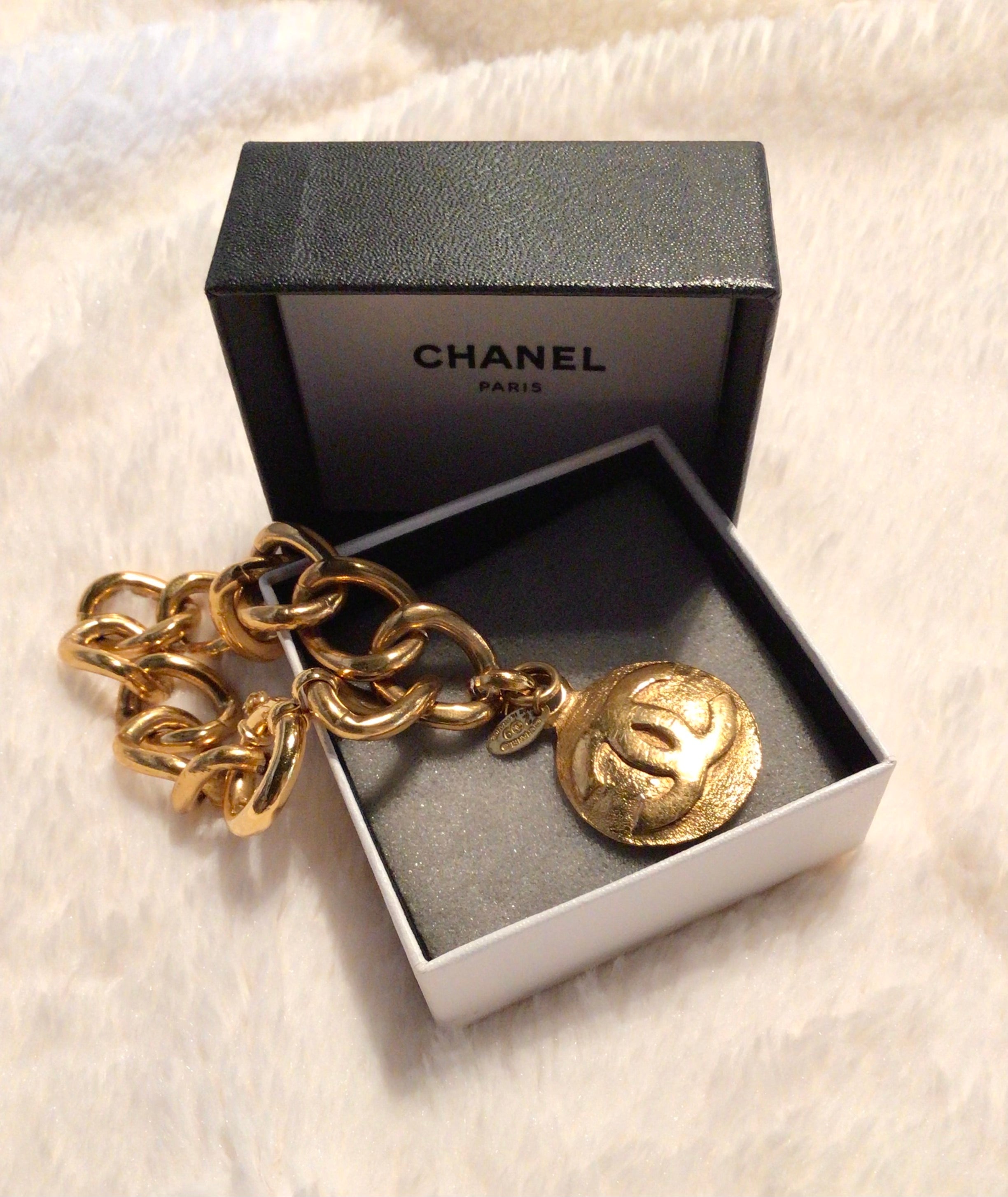 Chanel Chunky Gold Bracelet
