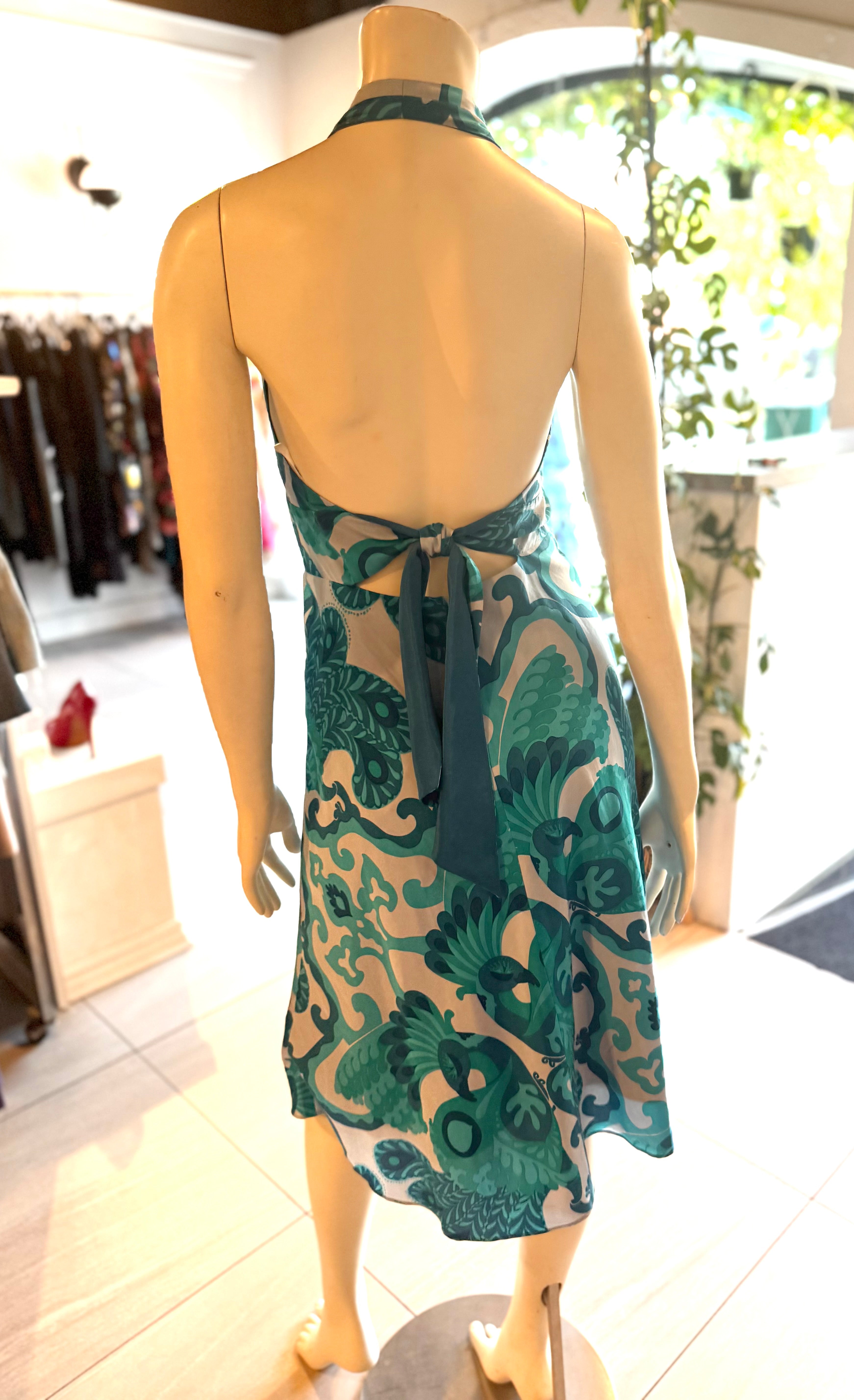 Laundry Blue Halter Style Dress