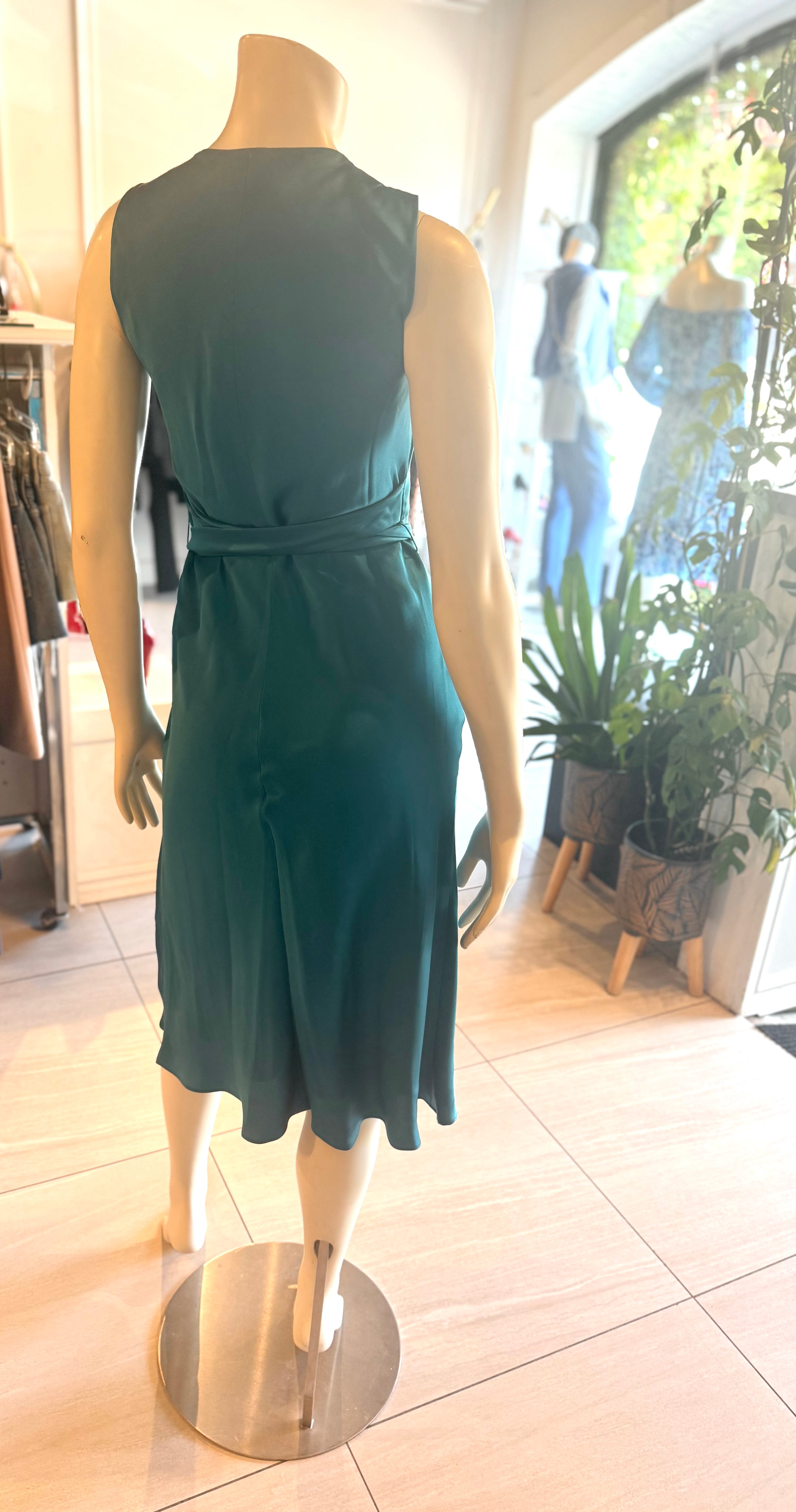 Laundry Blue Silk Dress (NWT)
