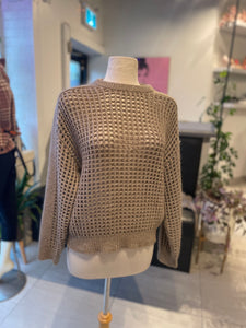 Brunello Cucinelli Beige Wool/Cashmere Sweater