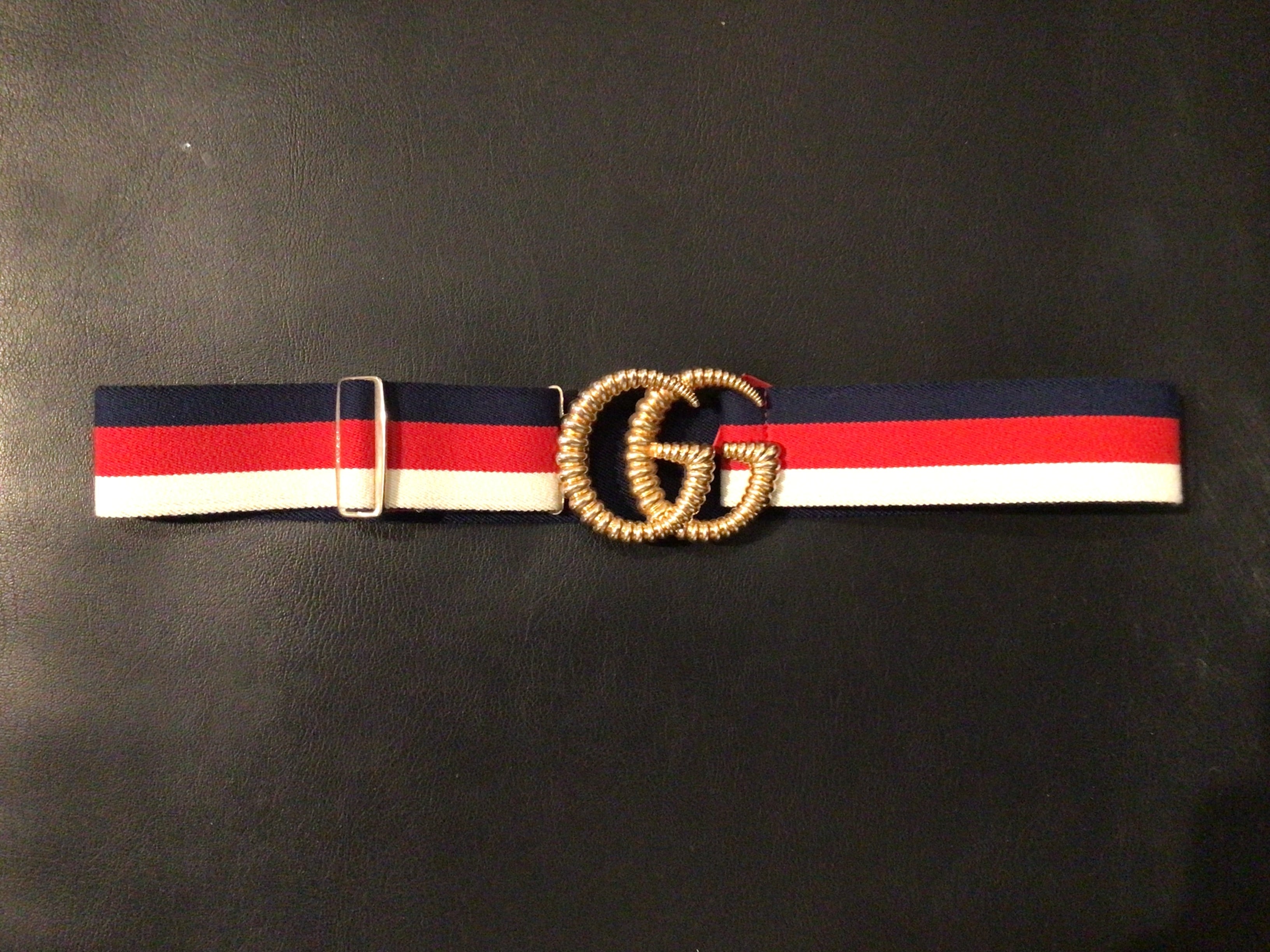 Gucci Canvas Torchon Double G Belt