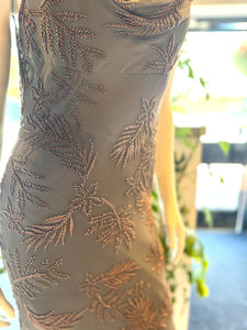 Halston Taupe Dress