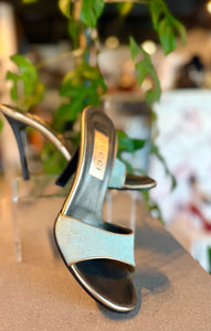 Gucci Pale Blue Mules