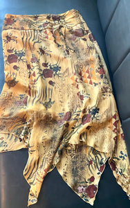 Laundry Yellow Floral Skirt