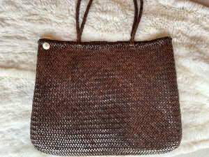 Dragon Diffusion Brown Leather Tote