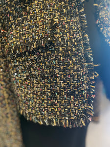 Cinq a sept Gold Tweed Blazer (NWT)