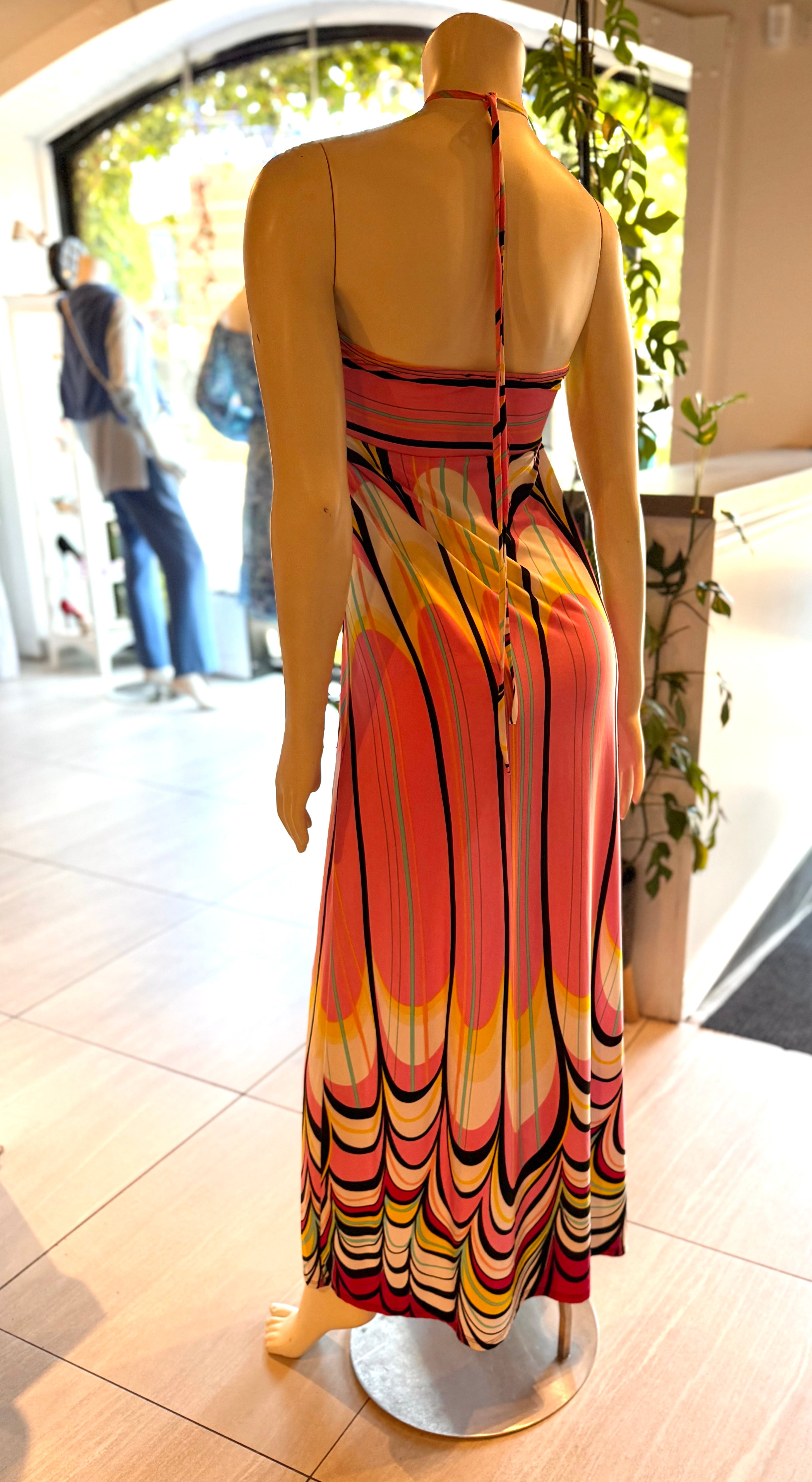 Pink Patterned Dress
