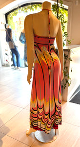 Pink Patterned Dress