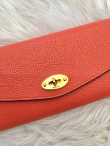 Mulberry Coral Leather Wallet
